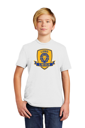 Lincoln Elementary School (Ridgefield Park, NJ) 2023/24-Allmade Youth Tri-Blend Tee AL207 Crest Logo