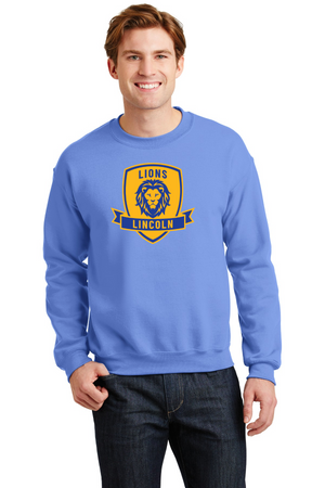 Lincoln Elementary School (Ridgefield Park, NJ) 2023/24 On-Demand-Unisex Crewneck Sweatshirt Crest Logo
