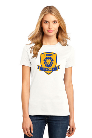 Lincoln Elementary School (Ridgefield Park, NJ) 2023/24-Premium District Womens Tee Crest Logo