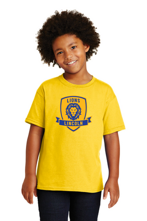 Lincoln Elementary School (Ridgefield Park, NJ) 2023/24-Unisex T-Shirt Crest Logo