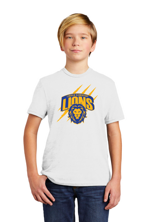 Lincoln Elementary School (Ridgefield Park, NJ) 2023/24-Allmade Youth Tri-Blend Tee AL207 Claw Logo