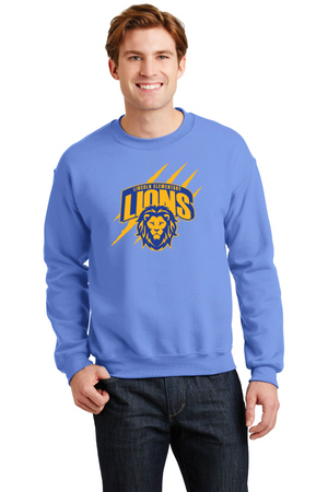 Lincoln Elementary School (Ridgefield Park, NJ) 2023/24 On-Demand-Unisex Crewneck Sweatshirt Claw Logo