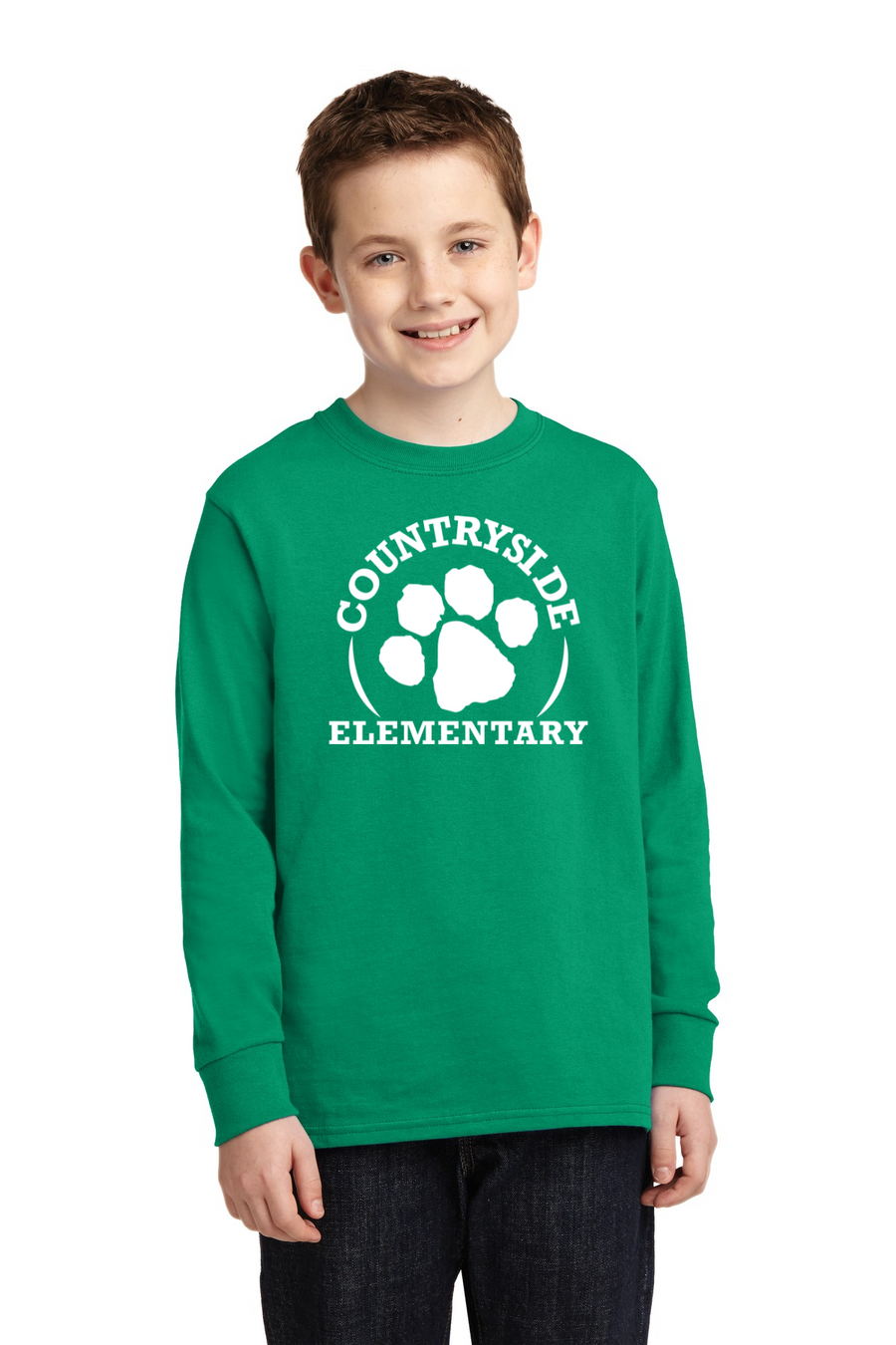 Countryside Elementary Spirit Wear 2023-24 On-Demand-Unisex Long Sleeve Shirt Circle Logo