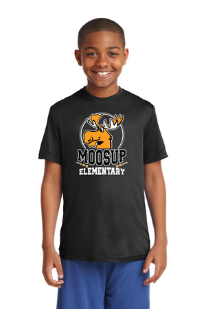 Moosup Elementary School Spirit Wear 2023-24 On-Demand Store-Unisex Dry-Fit Shirt Circle Logo