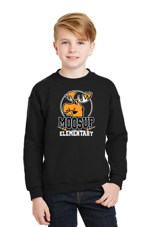Moosup Elementary School Spirit Wear 2023-24 On-Demand Store-Unisex Crewneck Sweatshirt Circle Logo