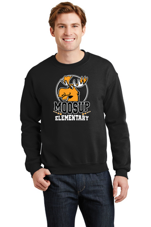 Moosup Elementary School Spirit Wear 2023-24 On-Demand Store-Unisex Crewneck Sweatshirt Circle Logo