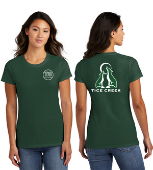 Tice Creek Spirit Wear 2023-24-Port and Co Ladies Favorite Shirt Front/Back Logo