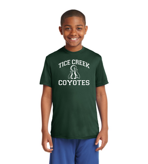 Tice Creek Spirit Wear 2023-24-Unisex Dryfit Shirt Typographic Logo
