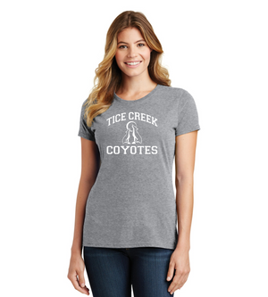 Tice Creek Spirit Wear 2023-24 On-Demand-Port and Co Ladies Favorite Shirt Typographic Logo