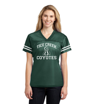 Tice Creek Spirit Wear 2023-24 On-Demand-Sport-Tek Ladies Jersey Typographic Logo