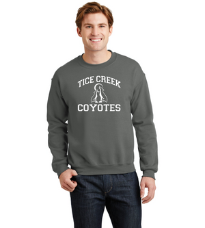 Tice Creek Spirit Wear 2023-24 On-Demand-Unisex Crewneck Sweatshirt Typographic Logo