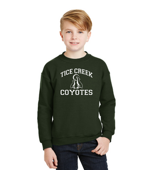 Tice Creek Spirit Wear 2023-24 On-Demand-Unisex Crewneck Sweatshirt Typographic Logo