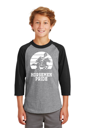 Sleepy Hollow Horsemen PTA 2023/24 Spirit Wear On-Demand-Unisex Baseball Tee