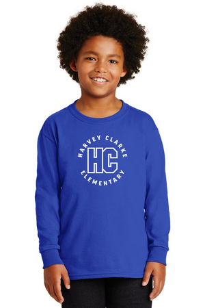 Harvey Clarke Elementary 2023-2024 On-Demand-Unisex Long Sleeve Shirt HC Circle Logo
