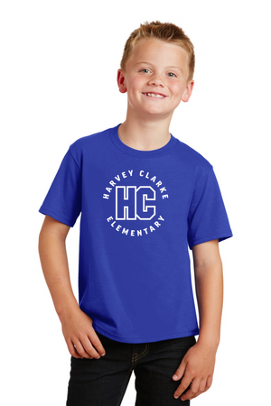 Harvey Clarke Elementary 2023-2024-Premium Soft Unisex T-Shirt HC Circle Logo