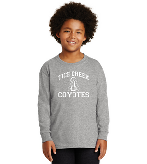 Tice Creek Spirit Wear 2023-24 On-Demand-Unisex Long Sleeve Shirt Typographic Logo