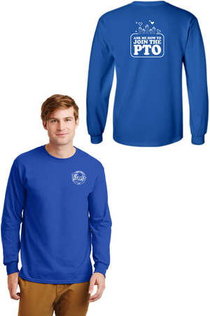 Timber Ridge Elementary Spirit Wear 2023/24 On-Demand-Unisex Long Sleeve Shirt PTO Logo