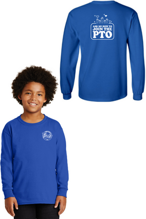 Timber Ridge Elementary Spirit Wear 2023/24 On-Demand-Unisex Long Sleeve Shirt PTO Logo