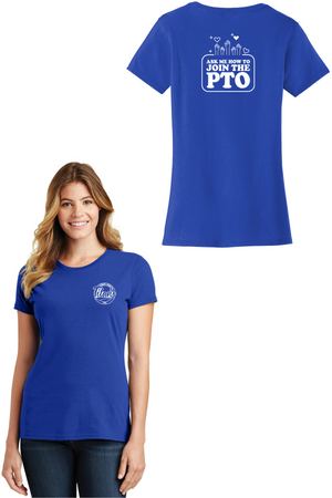 Timber Ridge Elementary Spirit Wear 2023/24 On-Demand-Port and Co Ladies Favorite Shirt PTO Logo