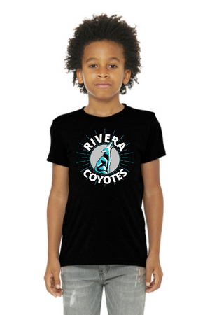 Rivera Elementary Spirit Wear 2023/24-BELLA+CANVAS Triblend Short Sleeve Tee Circle Mascot Logo