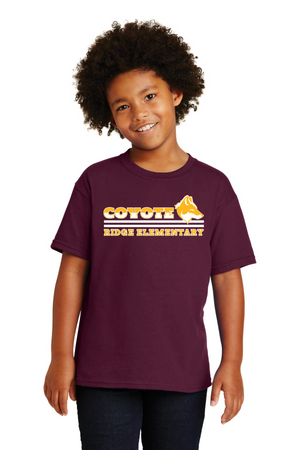 Coyote Ridge Elementary On-Demand-Unisex T-Shirt Stripe Logo