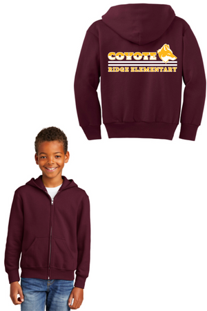 Coyote Ridge Elementary-Unisex Full-Zip Hooded Sweatshirt