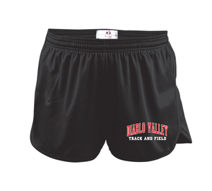 Diablo Valley Track And Field 2023/24 On-Demand-Womens Solid Black Track Shorts