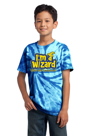 Round Hill Spirit Wear 2023-24 On-Demand-Unisex Tie-Dye Shirt Wizard Logo