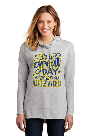 Round Hill Spirit Wear 2023-24 On-Demand-District Womens Featherweight French Terry Hoodie Great Day Logo