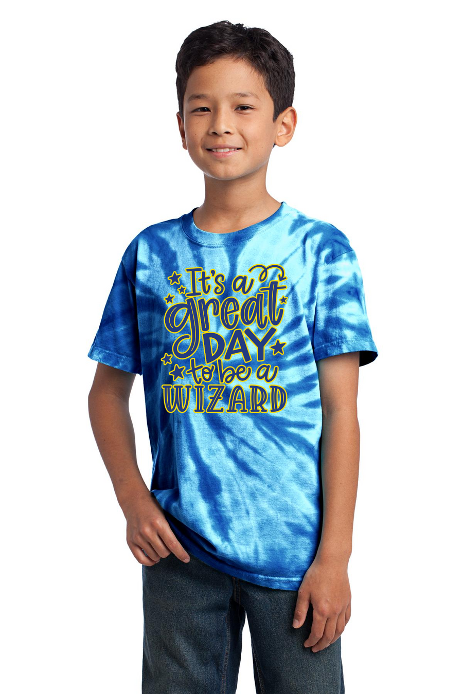 Round Hill Spirit Wear 2023-24 On-Demand-Unisex Tie-Dye Shirt Great Day Logo