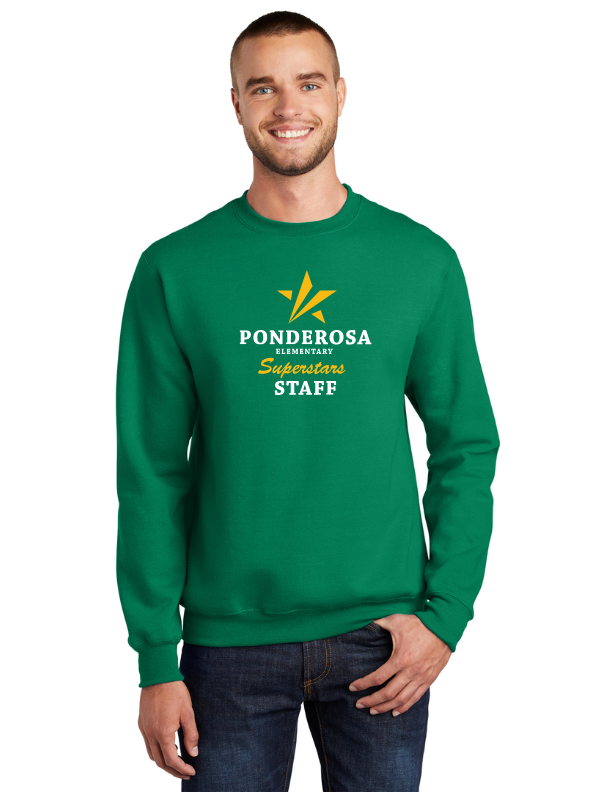 Ponderosa STAFF 2023-24 Spirit Wear On-Demand-Unisex Crewneck Sweatshirt