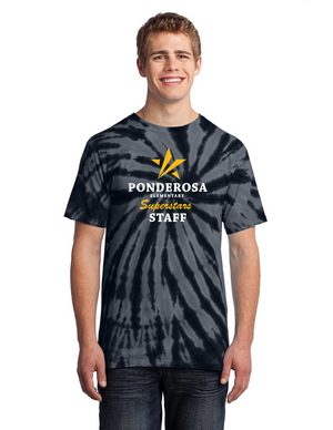 Ponderosa STAFF 2023-24 Spirit Wear-Unisex Tie-Dye Shirt