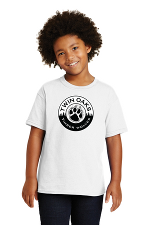 Twin Oaks Spirit Wear 2023-24-Unisex T-Shirt Circle Logo