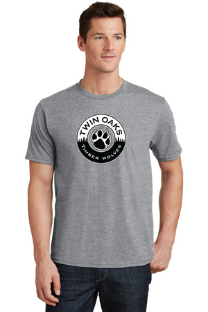 Twin Oaks STAFF Spirit Wear 2023-24-Premium Soft Unisex T-Shirt Circle Logo