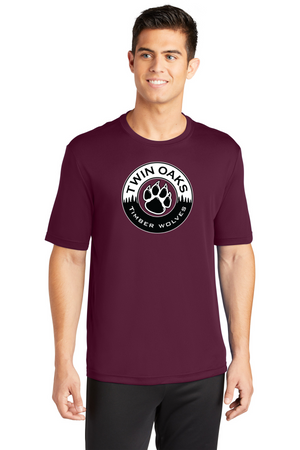 Twin Oaks STAFF Spirit Wear 2023-24-Unisex Dryfit Shirt Circle Logo