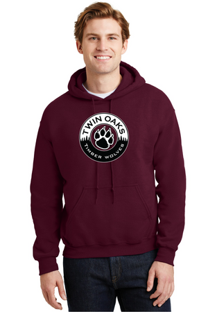 Twin Oaks STAFF Spirit Wear 2023-24-Unisex Hoodie Circle Logo
