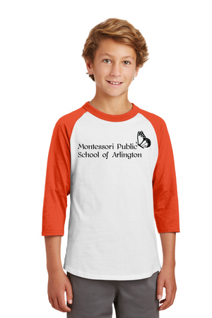Montessori Public School of Arlington Spirit Wear 2023/24 On-Demand-Unisex Baseball Tee
