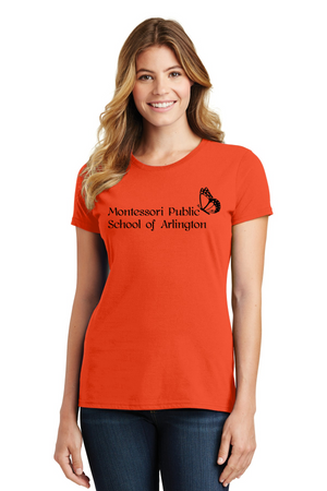 Montessori Public School of Arlington Spirit Wear 2023/24-Port and Co Ladies Favorite Shirt