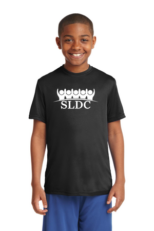 SLDC Spirit Wear On-Demand-Unisex Dryfit Shirt White SLDC Logo