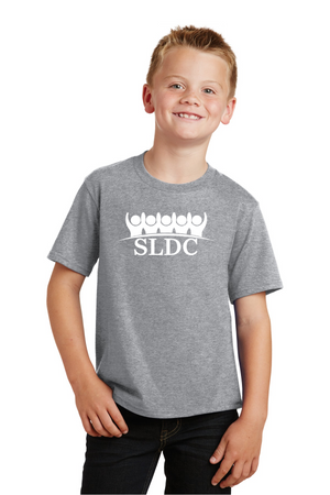 SLDC Spirit Wear On-Demand-Premium Soft Unisex T-Shirt White SLDC Logo