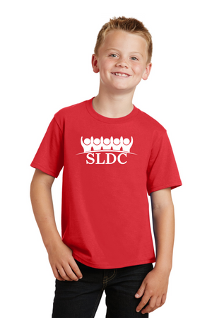 SLDC Spirit Wear On-Demand-Premium Soft Unisex T-Shirt White SLDC Logo