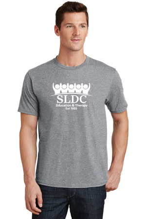 SLDC Spirit Wear On-Demand-Premium Soft Unisex T-Shirt White SLDC Education & Theraphy Logo