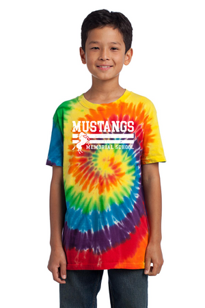 Memorial School Spirit Wear 2023-24-Unisex Tie-Dye Shirt