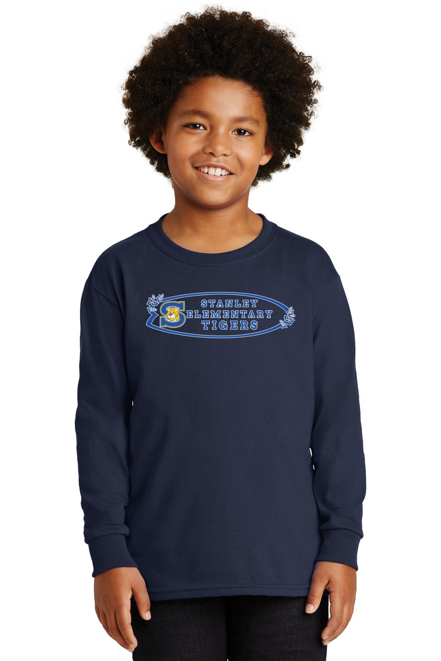The Tiger Store - Stanley Elementary 2023/24 On-Demand-Unisex Long Sleeve Shirt Surf Board Logo