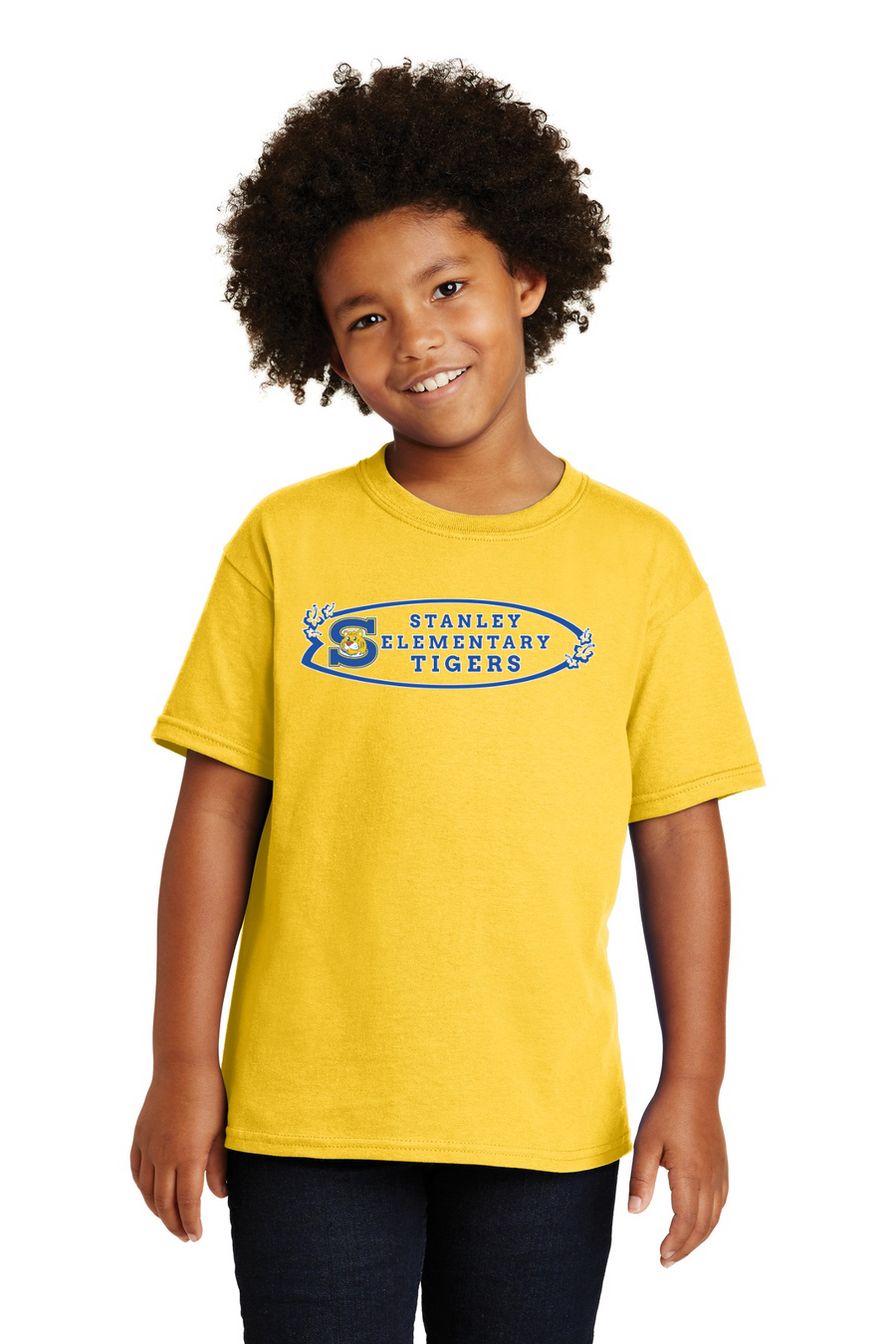 The Tiger Store - Stanley Elementary 2023/24-Unisex T-Shirt Surf Board Logo