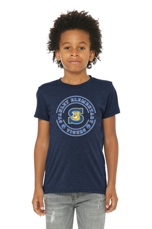 The Tiger Store - Stanley Elementary 2023/24 On-Demand-BELLA+CANVAS Triblend Short Sleeve Tee Circle Logo
