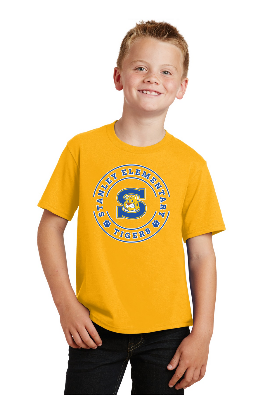 The Tiger Store - Stanley Elementary 2023/24 On-Demand-Premium Soft Unisex T-Shirt Circle Logo