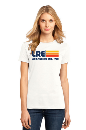 Lang Ranch Elm Spirit Wear 2023-24 On-Demand Store-Premium District Womens Tee LRE Stripe Logo