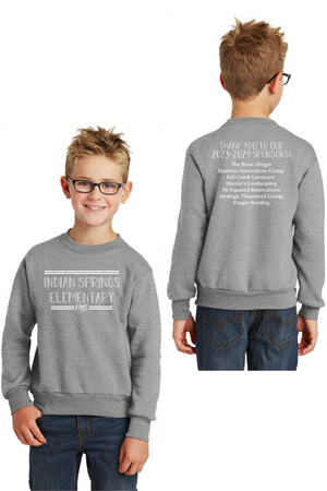 Indian Springs Elm Spirit Wear 2023-24 On-Demand-Unisex Crewneck Sweatshirt PTO Shirt