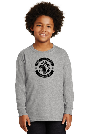 Indian Springs Elm Spirit Wear 2023-24 On-Demand-Unisex Long Sleeve Shirt Circle Logo